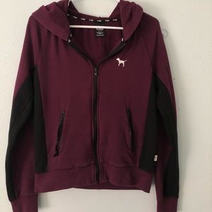 Victoria secret/pink zip up hoodie!